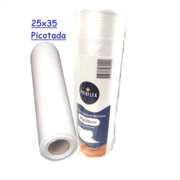 Bobina Pic 25 X 35cm P/ 2kg C/500sc Picoflex.