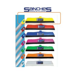 Rodo Plastico 2 Borr. 40cm S/Cabo Amarelo Sanches.