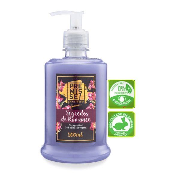 Sabonete Liquido Segredos de Romance C/Pump 500ml.