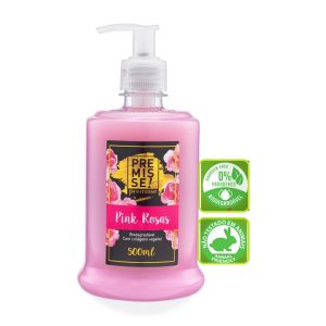 Sabonete Liquido Pink Rosas C/Pump 500ml.