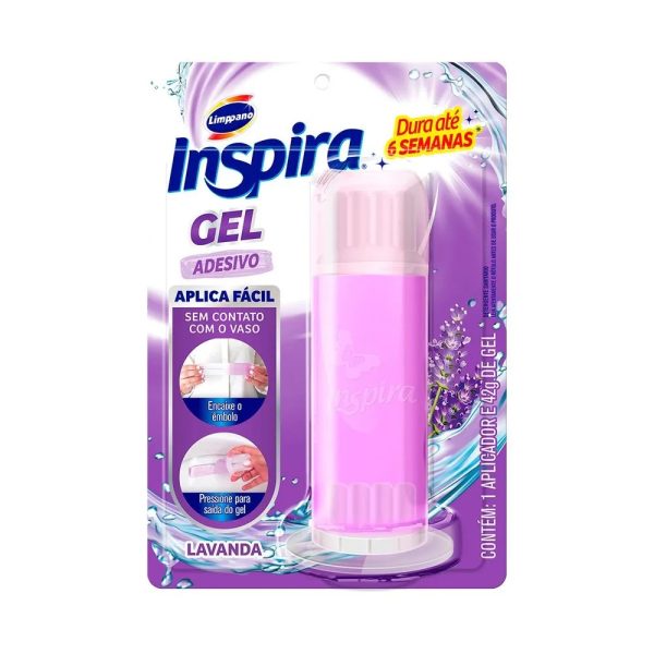 Detergente Sanitario em Gel Inspira Lavanda 42g Limppano.