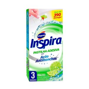Pastilha Adesiva Sanitaria Inspira ODD Limppano Citrus C/3 Unid.