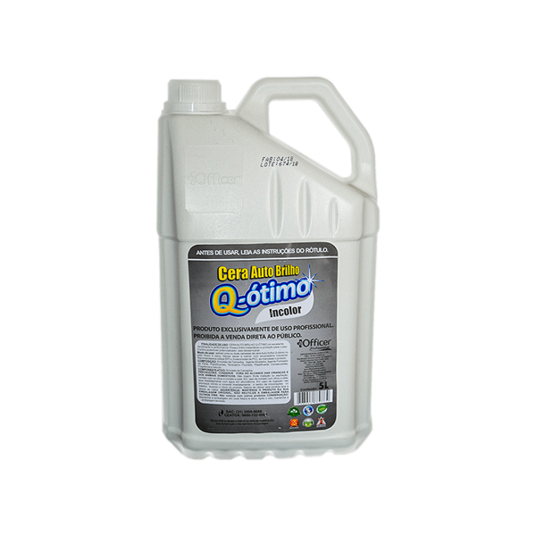 Cera Liquida Incolor Auto Brilho Q-Otimo 5L
