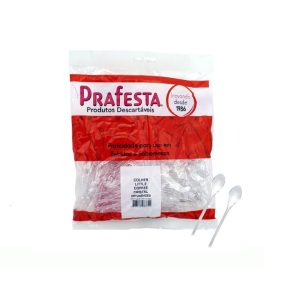 Colher Cristal Para Café Litte Coffé C/200 unid Prafesta.