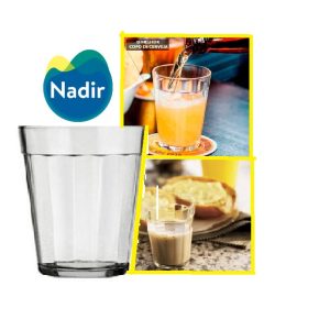 Copo de Vidro Americano 190ml Nadir C/24 unid