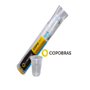 Copo Plastico Copobras 200ml Transp C/100 unid