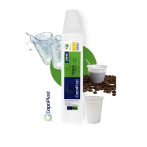 Copo Plast.Copoplast 200ml Branco C/100 unid