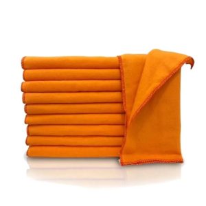 Flanela Laranja 28 X 48cm.
