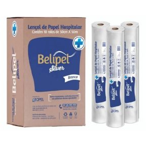 Lençol Hospitalar 50cm X 50m Silver C/10.