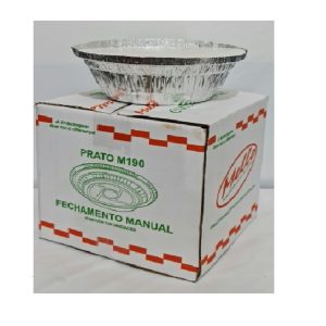 Marmitex Redondo Nº 9 Fech. Manual C/100