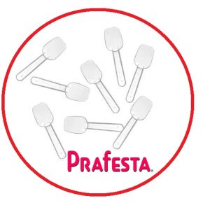 Pá Plástica Cristal Pequena C/500 Prafesta