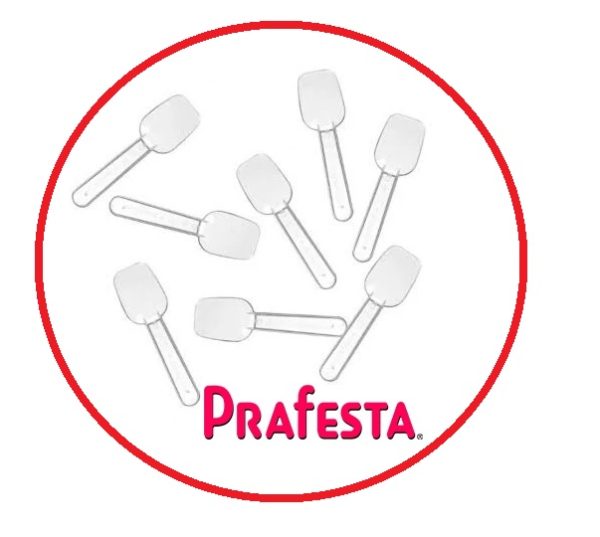 Pá Plástica Cristal Pequena C/500 Prafesta