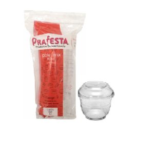 Pote com Tampa Prafesta Mix Cristal 180ml C/10