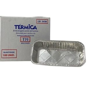 Marmitex Bandeja Bolo Ingles C/100