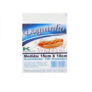 Saco Plastico para Doguinho 15 X 10cm C/1000