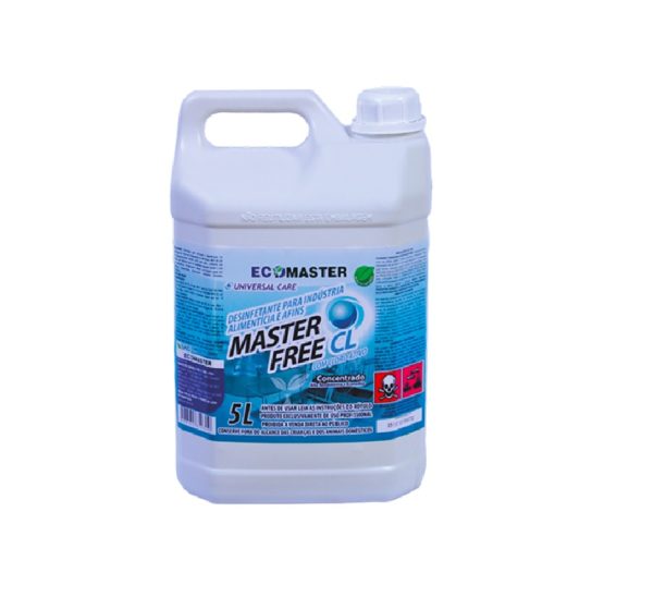 Master Free CL 5L Desinfetante Conc. Alcalino