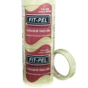 Fita Adesiva Cristal 19 X 50m Fitpell.