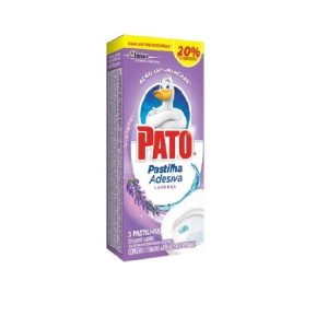 Pastilha Adesiva Sanitaria Pato Lavanda C/3 unid