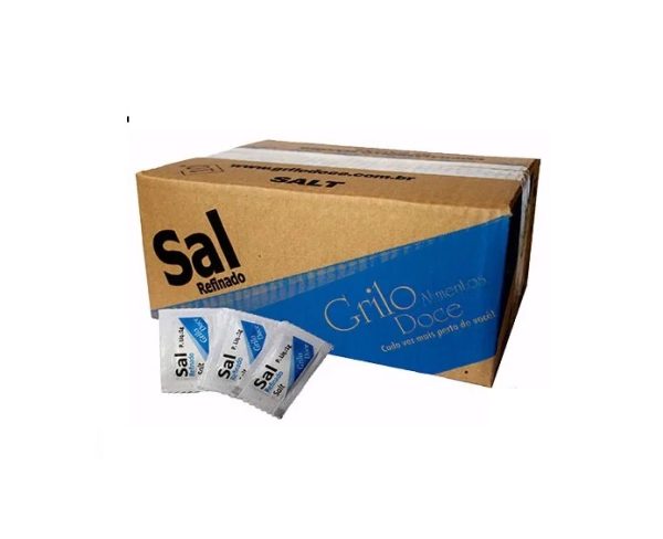Sal Refinado em Sachê 0,8g C/2000sc