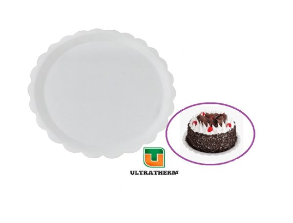 Prato de Isopor Florada Red. 25cm  Ultratherm C/100