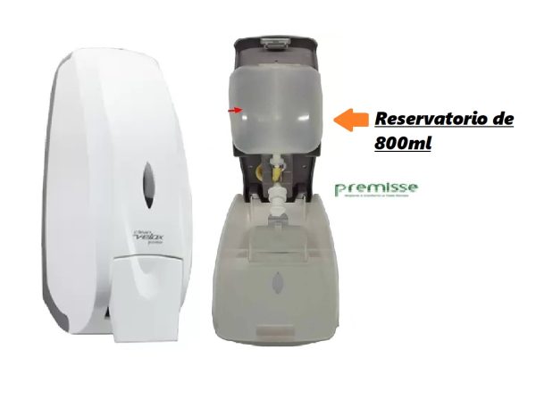 Saboneteira Premisse Sab/Liquido Velox C/Reserv.