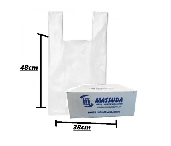 Sacola 38 X 48 Transp. Massuda C/1000