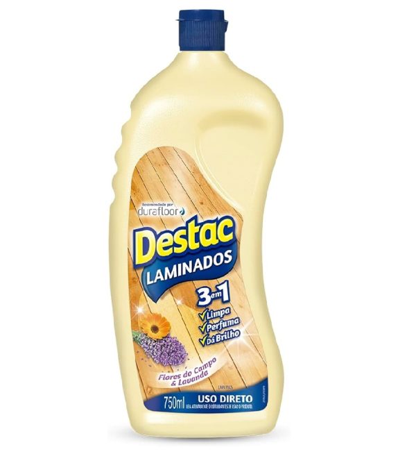 Limpador de Laminados Destac Flores do Campo & Lavanda 750ml.