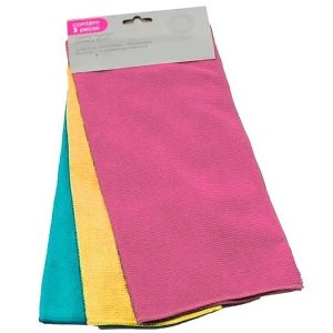 Kit Flanelas Microfibra Sortida 30 X 30cm C/3 unid