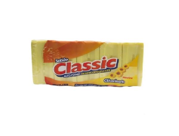 Sabão em  Barra Neutro Classic 200g C/5
