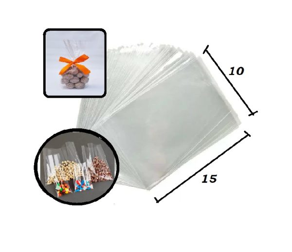 Saco Plastico PP Virgem 10 X 15 X 0,06cm C/1kg