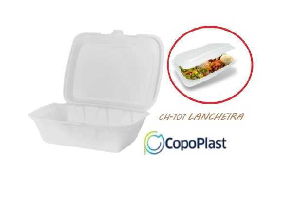 Lancheira de Isopor Copoplast C/100.