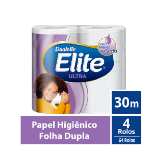 Papel Higiênico Ultra Folha Dupla Elite 30m C/4RL
