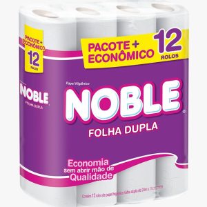 Papel Higiênico Noble Folha Dupla 20m 12RL