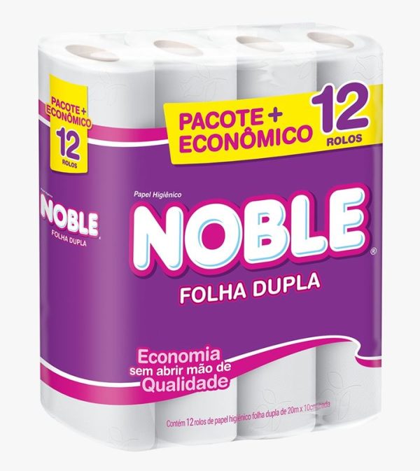 Papel Higiênico Noble Folha Dupla 20m 12RL