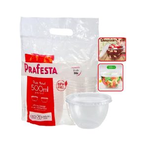 Pote/Sobretampa Prafesta Bowl 500ml C/20