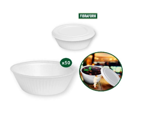 Pote Termico Fibraform sem Tampa 300ml C/50