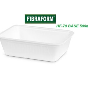 Marmitex Isopor Fibraform Retang. 500ml C/50