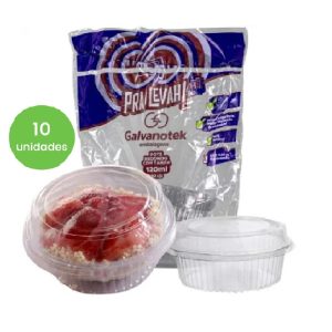 Embalagem Cristal Mini Doce Red. 120ml C/ 10