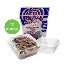 Embalagem Cristal Doce Quadr. 200ml C/ 10