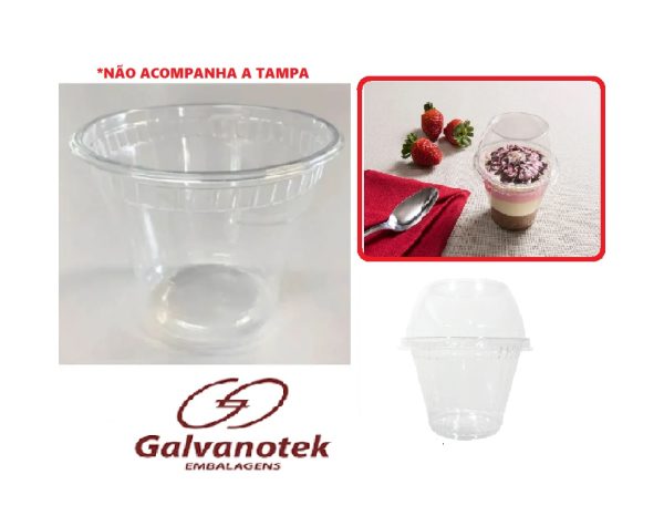 Copo Pet Cristal 250ml C/400