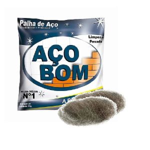 Palha de Aço N° 1 Media Açobom