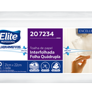 Papel Toalha Interfolha Excellence Folha Quádr. Elite C/ 150