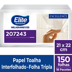 Papel Toalha Iinterfolha Excellence Folha Tripla Elite C/150