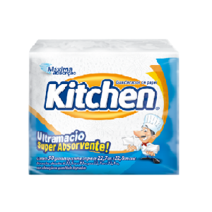 Guardanapo Kitchen Folha Simples 22,7 X 22,8cm C/50
