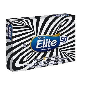 Lenço Elite Folha Dupla 21,0 x 14,8cm C/ 50
