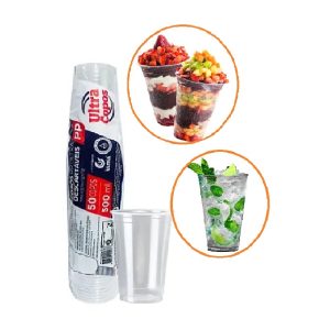 Copo Plast Ultraplast PP Liso 500ml Transp.C/ 50