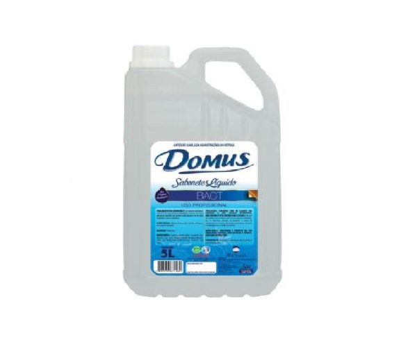 Sabonete Liquido Neutro Bactericida Domus 5L