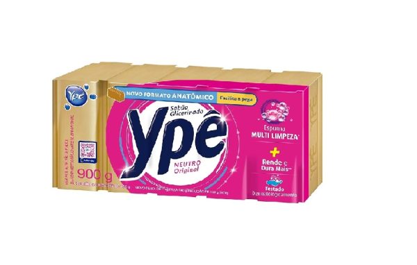 Sabão em Barra Neutro Ype 180g C/5