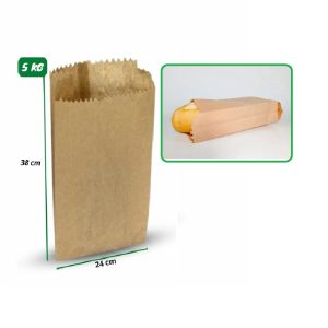 Saco de Papel Kraft Mix 5kg C/500 Rio Branco.