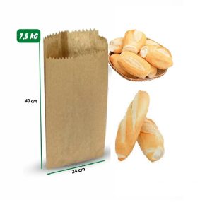 Saco de Papel Kraft Mix  7,5kg C/500 Rio Branco.